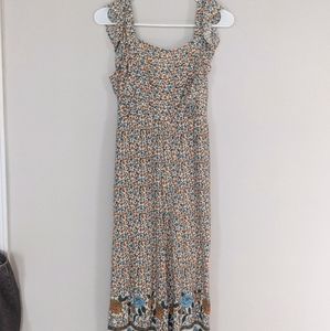 Floral Tie-Back Jumpsuit